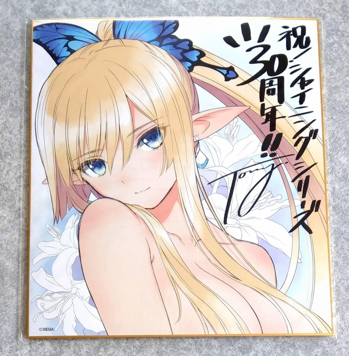 シャイニングレゾナンス キリカ 複製原画サイン色紙 Tony T2 ART シャイニング レゾナンス キリカ 複製原画サイン色紙 Tony T2